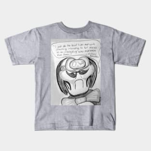 Predator Penguin Quotes Anthony Bourdain Kids T-Shirt